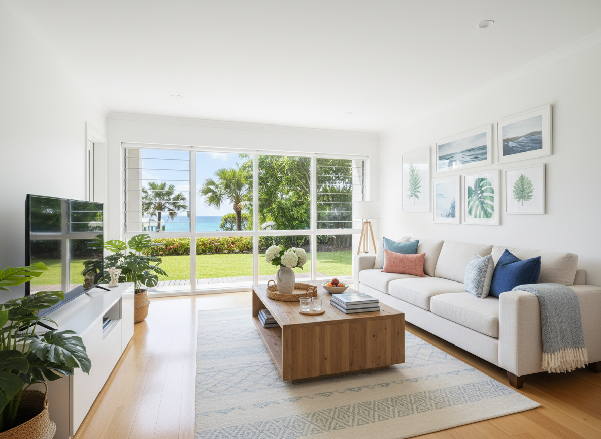 Guest-ready vacation rental interior